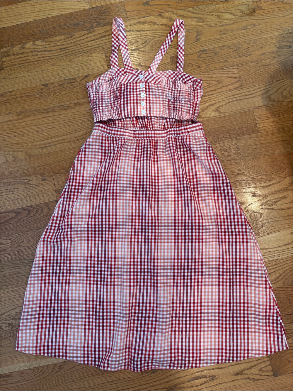 Madewell Gingham Sundress w Cute Back Detail - Picture 5 of 8